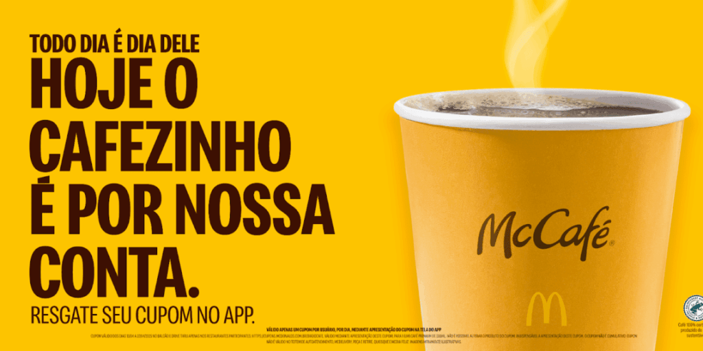 Café grátis no McDonald's? Veja como aproveitar até junho!
