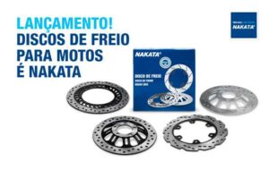 Nakata amplia portfólio e lança novos discos de freio para motocicletas