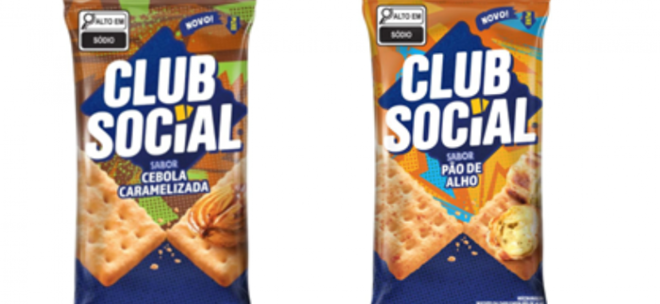 Club Social lança novos sabores Cebola Caramelizada e Pão de Alho em campanha com foco na Geração Z