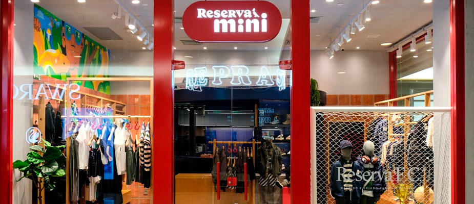 A Reserva Mini chegou ao Iguatemi São Paulo com uma loja exclusiva