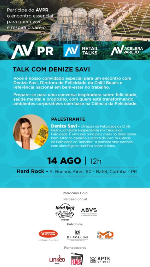Almoço com Denize Savi no Hard Rock Curitiba: Uma Conversa Sobre Felicidade no Trabalho e Liderança com Propósito