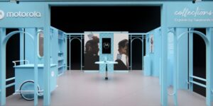 Pop-up Swarovski no JK Iguatemi: Motorola Razr e Moto Buds Exclusivos
