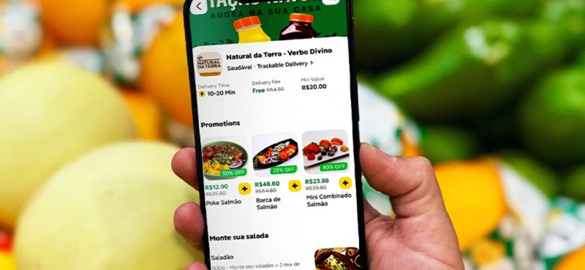 Natural da Terra + 99Food: parceria que vai turbinar seu pedido saudável