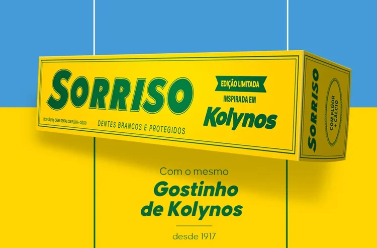 Kolynos está de volta: Por um breve momento de saudade com Sorriso