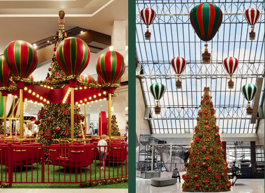 O Natal do Shopping Eldorado chega para encantar com o tema “Natal com Balões”