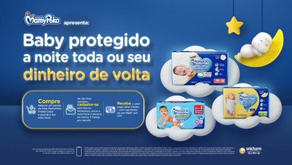 MamyPoko lança campanha “Satisfação Garantida” e renova portfólio de fraldas no Brasil
